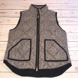 J.Crew herringbone vest
